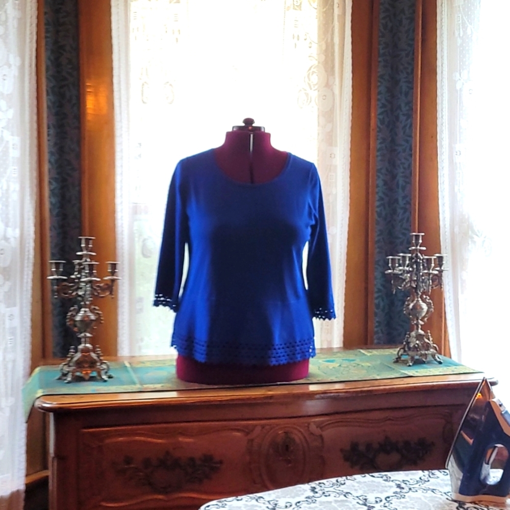 Talbots Royal Blue Sweater 2X